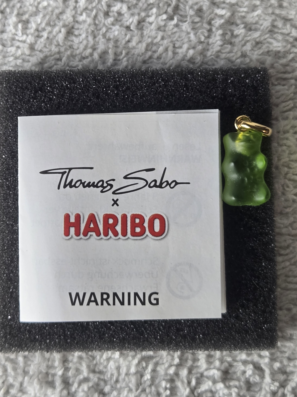 Thomas Sabo x Haribo Green Gummy Bear Charm